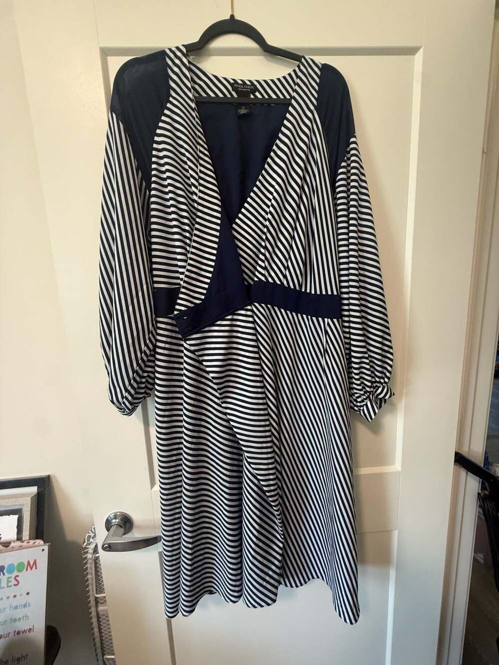 PRABAL GURUNG x LANE BRYANT Faux Wrap Blue White Hong Kong